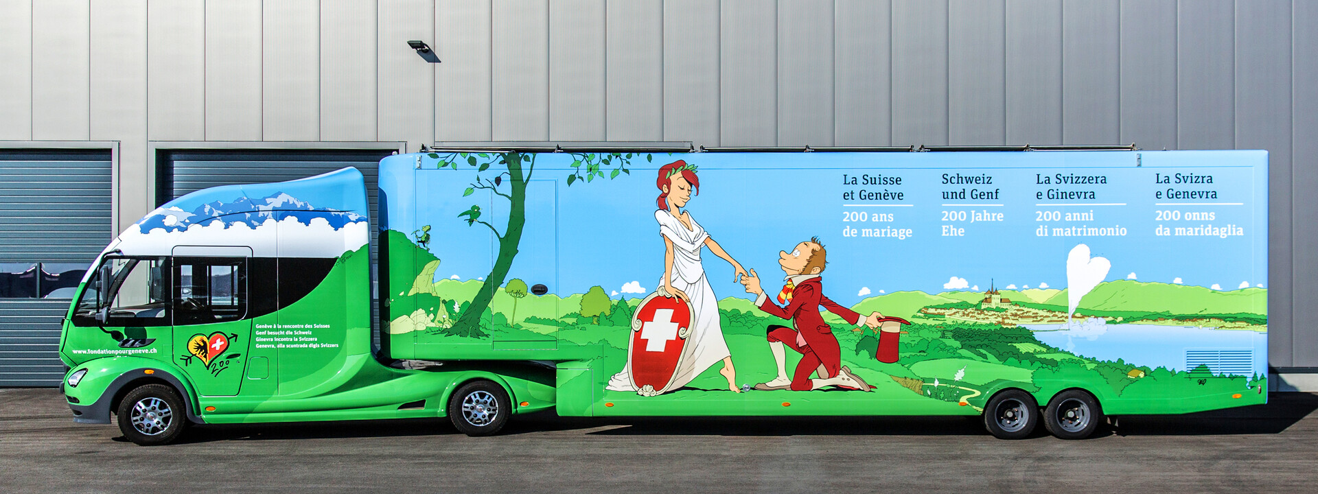 Fondation Geneve Schweiz Showtruck